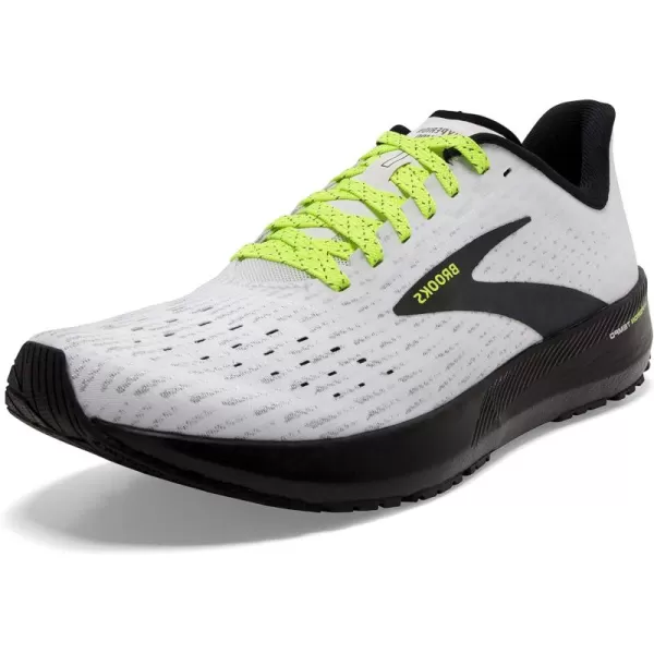 Brooks Mens Hyperion Tempo Road Running ShoeWhiteNightlifeBlack