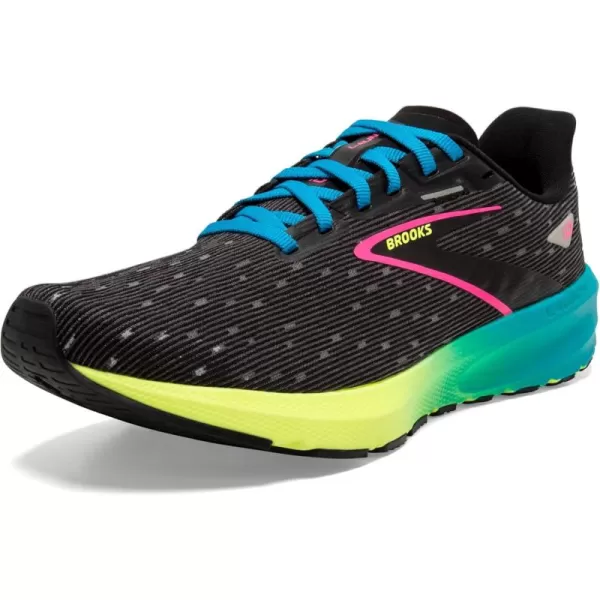 Brooks Mens Launch 10 Neutral Running ShoeBlackNightlifeBlue