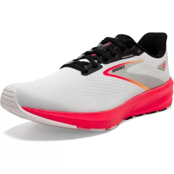 Brooks Mens Launch 10 Neutral Running ShoeBlue Black Fiery Coral