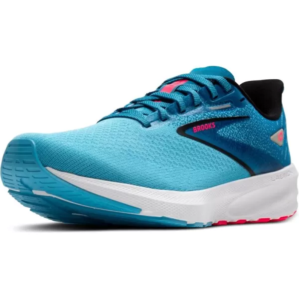 Brooks Mens Launch 10 Neutral Running ShoeCrystal SeasBlue JayBlack
