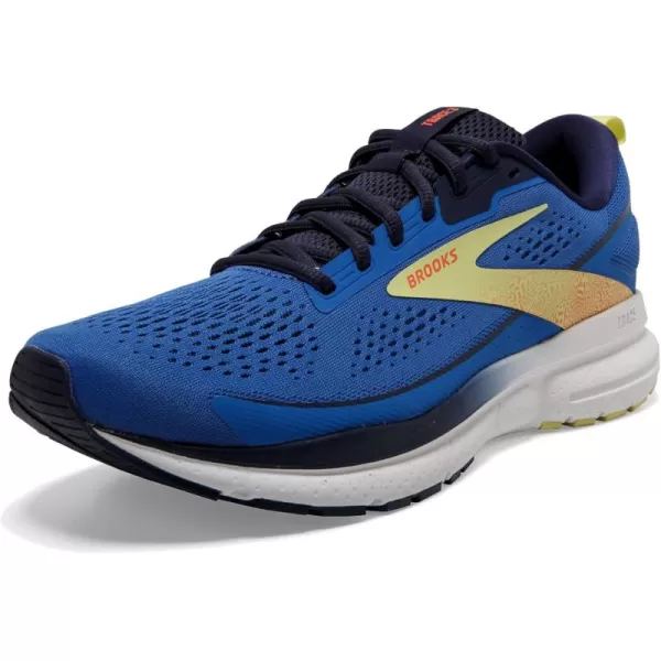 Brooks Mens Trace 3 Neutral Running ShoeBluePeacoatYellow