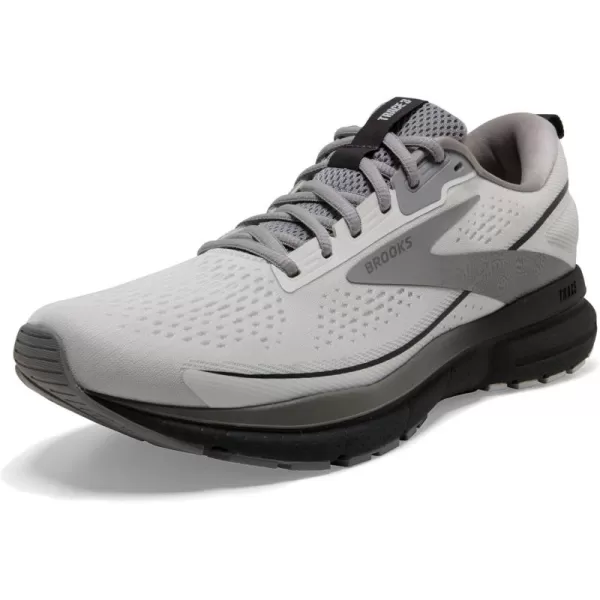Brooks Mens Trace 3 Neutral Running ShoeWhiteAlloyEbony