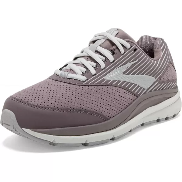 Brooks Womens Addiction Walker Suede Walking ShoeSharkAlloyOyster