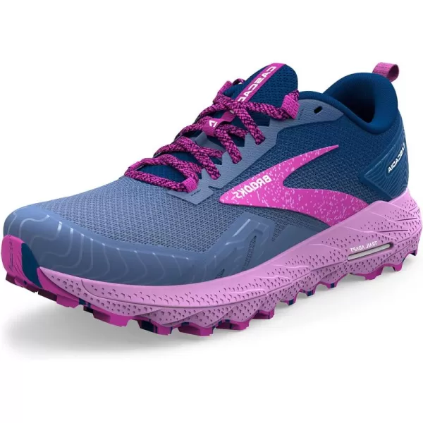 Brooks Womens Cascadia 17 Trail Running ShoeNavyPurpleViolet