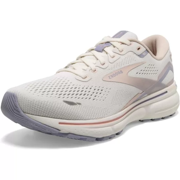 Brooks Womens Ghost 15 Neutral Running ShoeHealing Snow WhiteBl