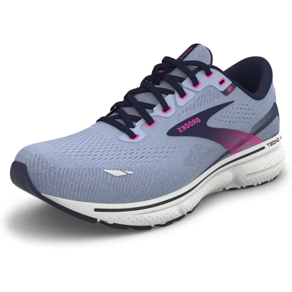 Brooks Womens Ghost 15 Neutral Running ShoeKentucky BluePeacoatPink