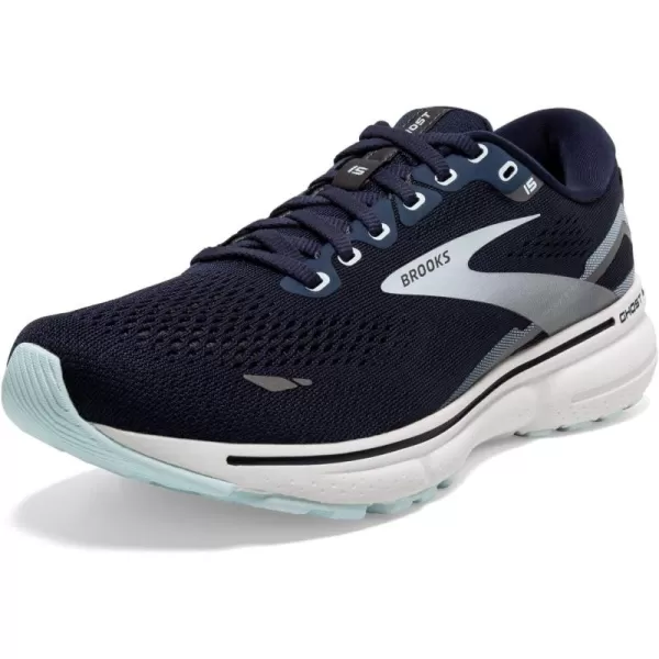Brooks Womens Ghost 15 Neutral Running ShoePeacoatPearlSalt Air