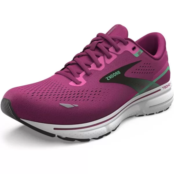 Brooks Womens Ghost 15 Neutral Running ShoePinkFestival FuchsiaBlack