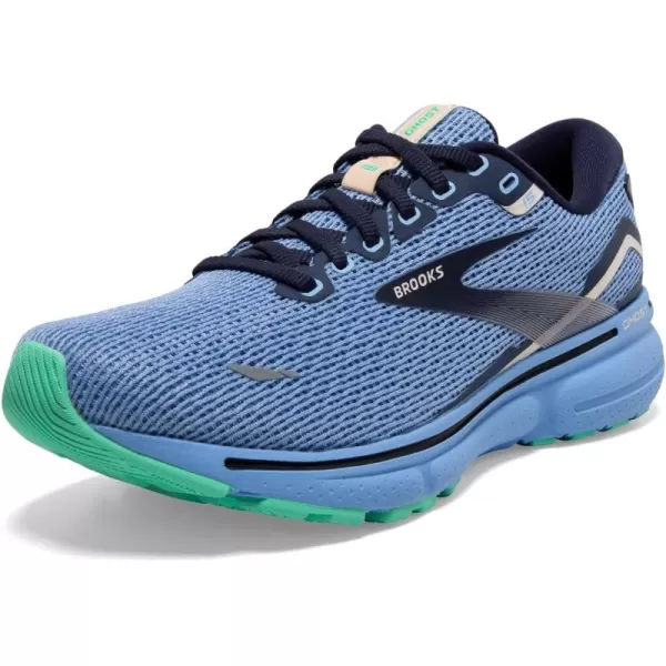 Brooks Womens Ghost 15 Neutral Running ShoeVista BluePeacoatLinen