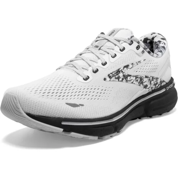 Brooks Womens Ghost 15 Neutral Running ShoeWhiteEbonyOyster