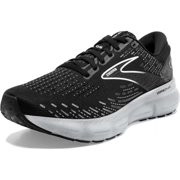 Brooks Womens Glycerin 20 Neutral Running ShoeBlackWhiteAlloy