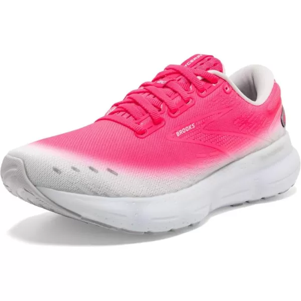 Brooks Womens Glycerin 20 Neutral Running ShoeDiva PinkLilacWhite