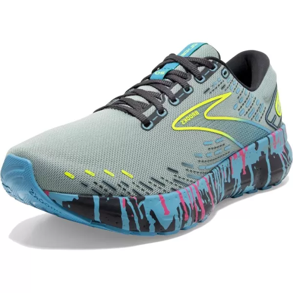 Brooks Womens Glycerin 20 Neutral Running ShoeJadeiteAlaskan BlueEbony