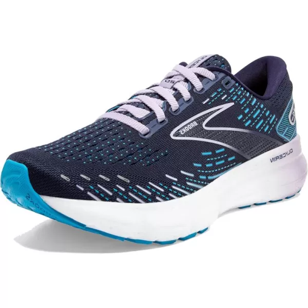 Brooks Womens Glycerin 20 Neutral Running ShoePeacoatOceanPastel Lilac