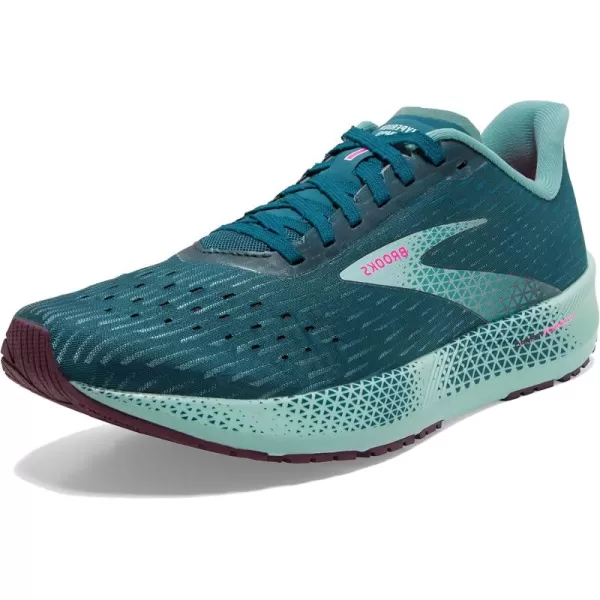 Brooks Womens Hyperion Tempo Road Running ShoeBlue CoralBlue LightPink