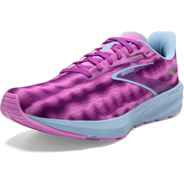 Brooks Womens Launch 10 Neutral Running ShoePurple CactusLucentChambray