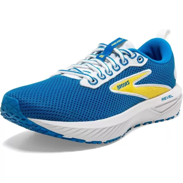 Brooks Womens Revel 6 Neutral Running ShoeBlueYellow