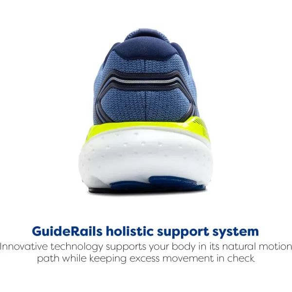 Brooks Mens Glycerin GTS 21 Supportive Running ShoeBluePeacoatNightlife