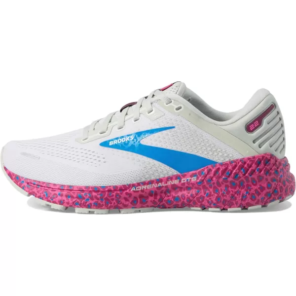 Brooks Womens Adrenaline GTS 22 Supportive Running ShoeWhiteOysterBrilliant