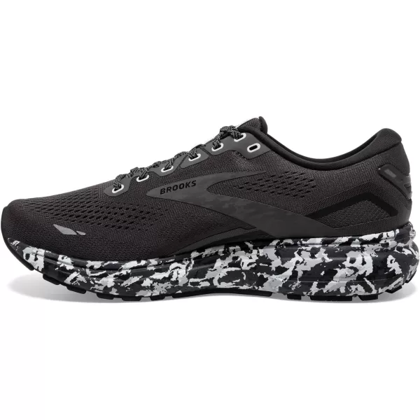 Brooks Womens Ghost 15 Neutral Running ShoeEbonyBlackOyster