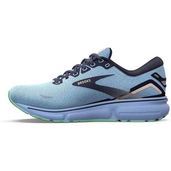 Brooks Womens Ghost 15 Neutral Running ShoeVista BluePeacoatLinen