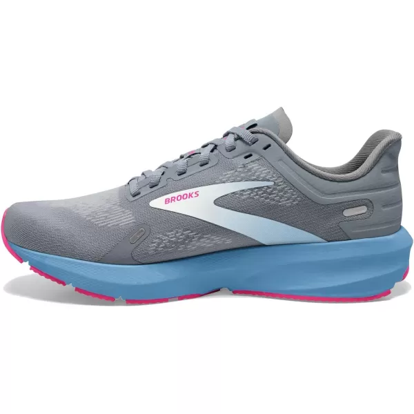 Brooks Womens Launch 9 Neutral Running ShoeGreyBluePink