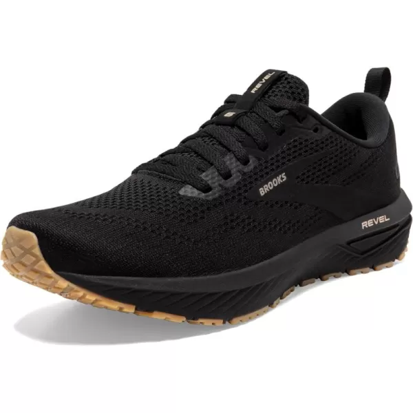 Brooks Womens Revel 6 Neutral Running ShoeBlackCreamBiscuit