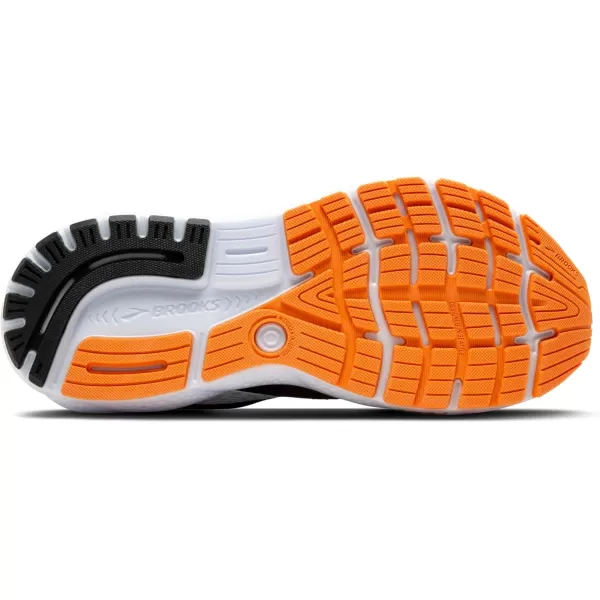Brooks Womens Ghost 16 Running ShoeBlackOrangeWhite