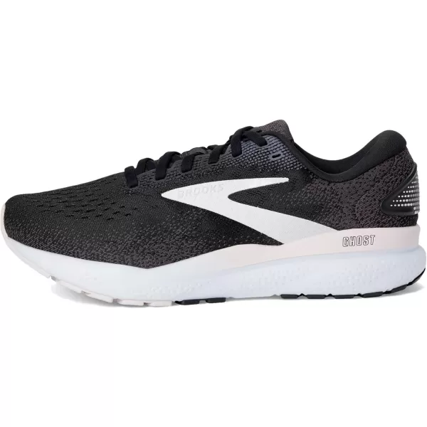 Brooks Womens Ghost 16 Running ShoeBlackWhiteOrchid Ice