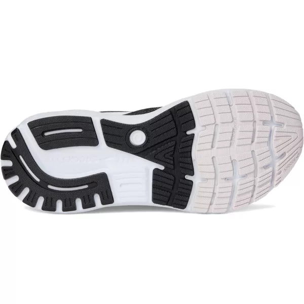 Brooks Womens Ghost 16 Running ShoeBlackWhiteOrchid Ice