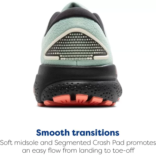 Brooks Womens Ghost 16 Running ShoeSurfFlowerWhitecap