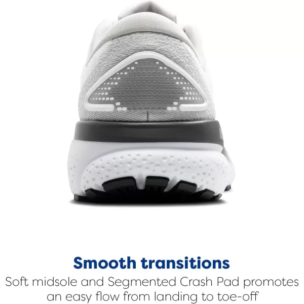 Brooks Womens Ghost 16 Running ShoeWhiteOysterLava