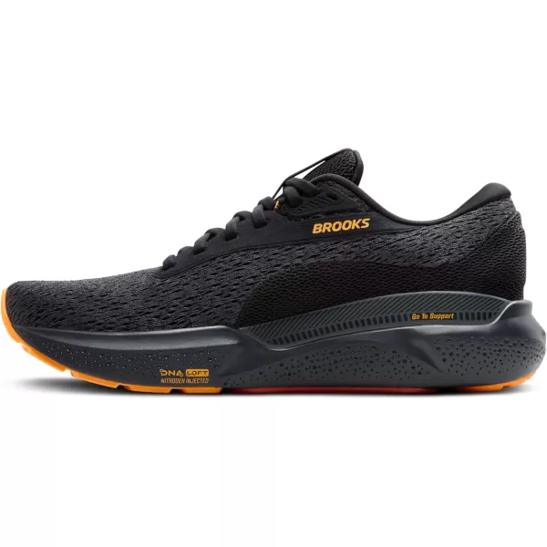 imageBrooks Mens Adrenaline GTS 24 Supportive Running ShoeBlackEbonyBurnt Sienna