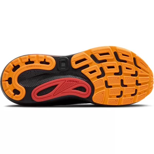 imageBrooks Mens Adrenaline GTS 24 Supportive Running ShoeBlackEbonyBurnt Sienna
