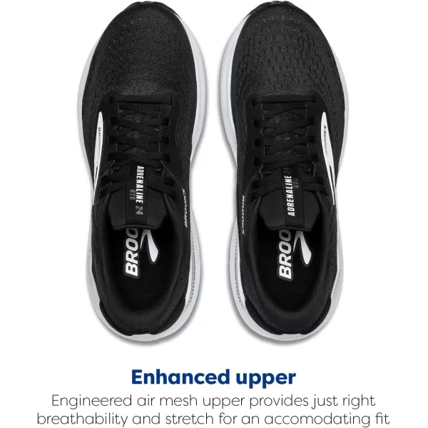 imageBrooks Mens Adrenaline GTS 24 Supportive Running ShoeBlackWhite