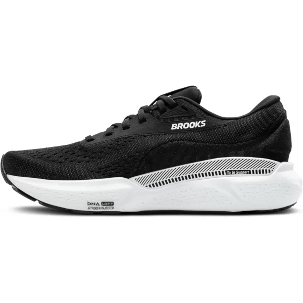 imageBrooks Mens Adrenaline GTS 24 Supportive Running ShoeBlackWhite