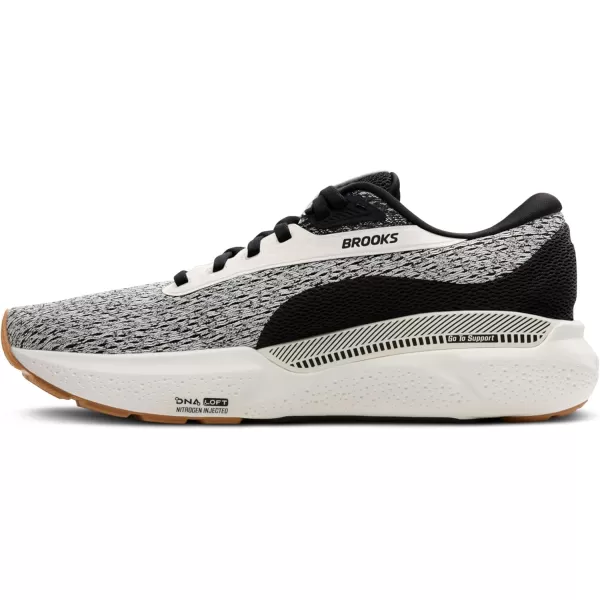 imageBrooks Mens Adrenaline GTS 24 Supportive Running ShoeCoconutBlackBiscuit