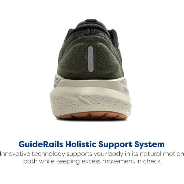 imageBrooks Mens Adrenaline GTS 24 Supportive Running ShoeThymeBlackPelican