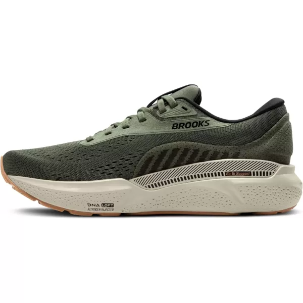 imageBrooks Mens Adrenaline GTS 24 Supportive Running ShoeThymeBlackPelican