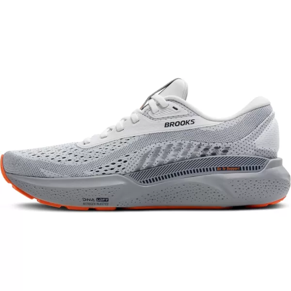imageBrooks Mens Adrenaline GTS 24 Supportive Running ShoeWhitePeacoatAlloy