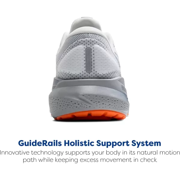 imageBrooks Mens Adrenaline GTS 24 Supportive Running ShoeWhitePeacoatAlloy
