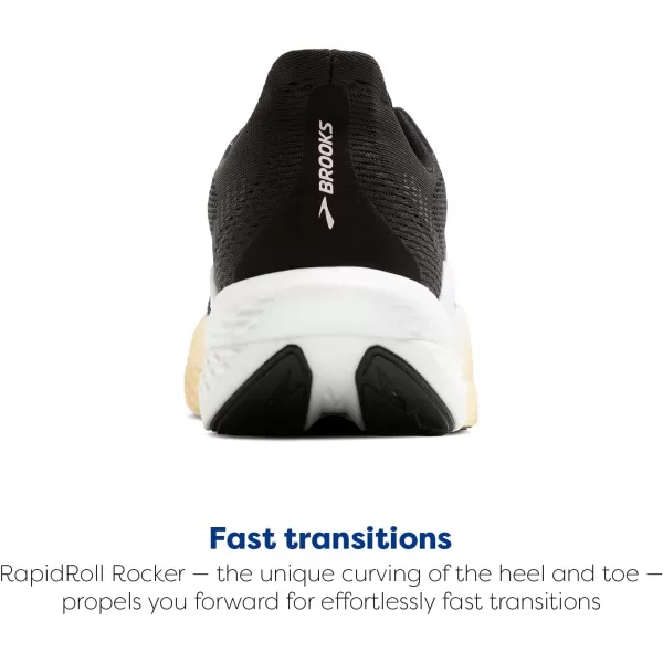 imageBrooks Mens Hyperion Max 2 Neutral Running ShoeBlackGoldPink