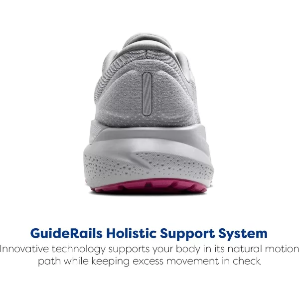 imageBrooks Womens Adrenaline GTS 24 Supportive Running ShoeAlloyWhiteZephyr