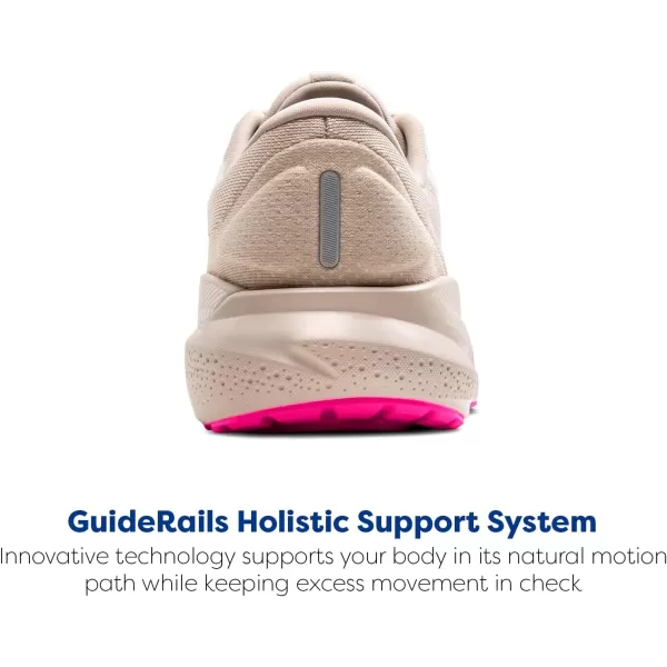 imageBrooks Womens Adrenaline GTS 24 Supportive Running ShoeChateau GreyCoconutPink