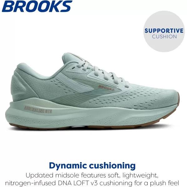 imageBrooks Womens Adrenaline GTS 24 Supportive Running ShoeCloud BlueCoconutPortabella
