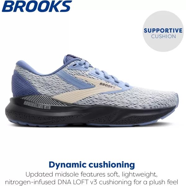 imageBrooks Womens Adrenaline GTS 24 Supportive Running ShoeCountry WashBluewashEbony