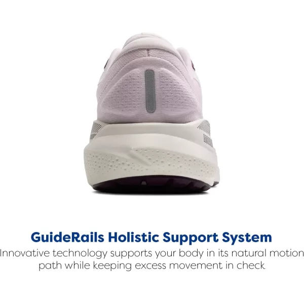 imageBrooks Womens Adrenaline GTS 24 Supportive Running ShoeOrchidCoconutPurple