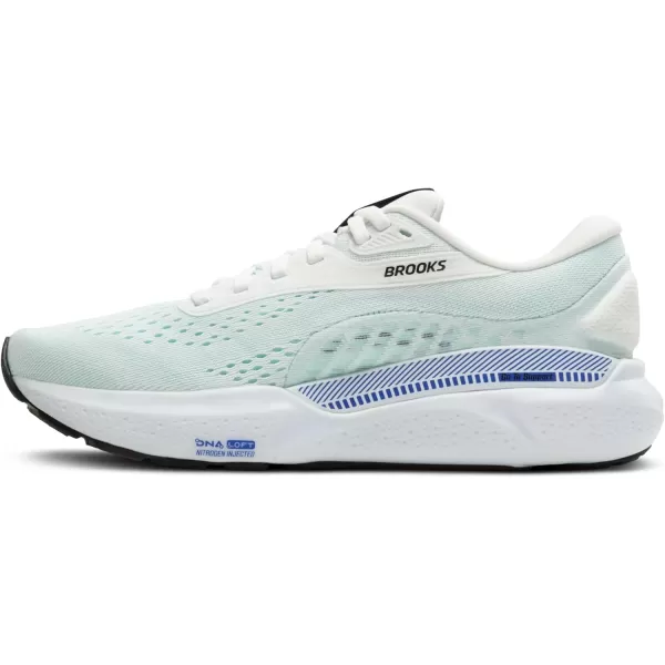 imageBrooks Womens Adrenaline GTS 24 Supportive Running ShoeWhiteLimpet ShellAmparo