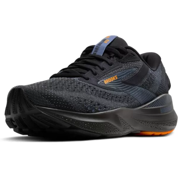 imageBrooks Mens Adrenaline GTS 24 Supportive Running ShoeBlackCountry BlueOrange