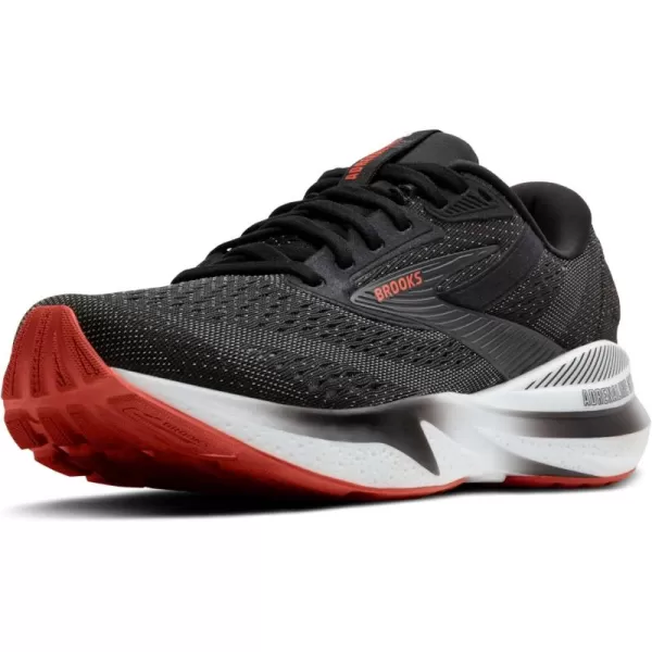 imageBrooks Mens Adrenaline GTS 24 Supportive Running ShoeBlackGreyRed